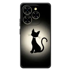 Чехол с принтом для Blackview Shark 9 (AlphaPrint) Модные коты