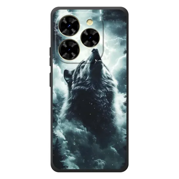 Чехол с принтом «Волк в облаках» для Blackview Shark 9