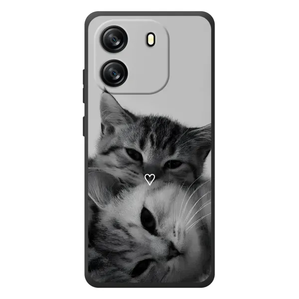 Чехол с принтом «Пара котов» для Blackview Wave 6C