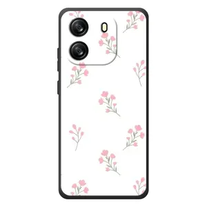 Чехол с розовым рисунком для Blackview Wave 6C