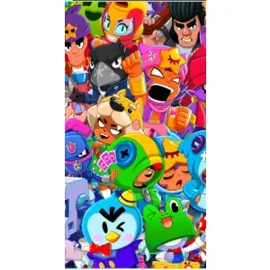 Чехлы Brawl Stars для Самсунг А02 (AlphaPrint) (Герої Бравл Старс)