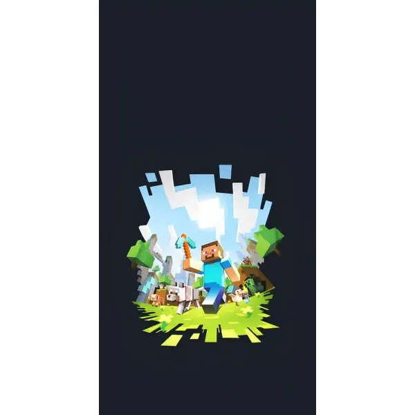 Чехол с принтом «персонажи Minecraft» для Samsung Galaxy A02