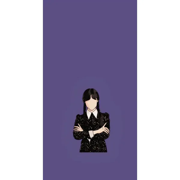 Чехол с принтом «Уэнздей в черном» для Samsung Galaxy A02 Чехол с принтом «Уэнздей в черном» для Samsung Galaxy A02