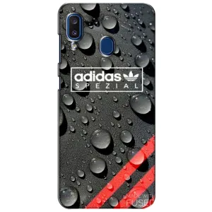 Чохли Адидас для Samsung Galaxy a20 2019 (A205F) (AlphaPrint) (Адидас прінт)