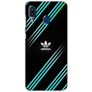 Чохли Адидас для Samsung Galaxy a20 2019 (A205F) (AlphaPrint) (Адідас з полосами)