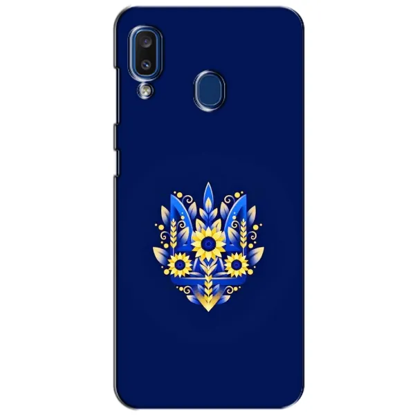 Чохол з принтом «Квітковий Герб» для Samsung Galaxy a20 2019 (A205F)