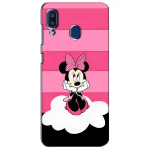 Эксклюзивный чехол для Samsung Galaxy a20 2019 (A205F) (AlphaPrint - Мультяшные) (Девочка Maus)