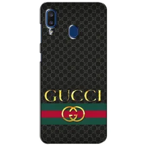 Чехлы ГУЧЧИ для Самсунг А20 (2019) (AlphaPrint) (Gucci оригинал)