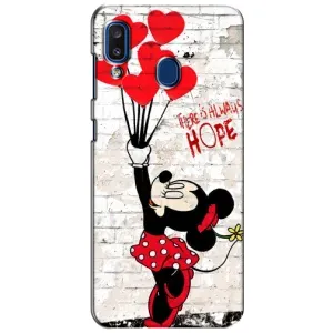 Чехол Disney Mouse Samsung Galaxy a20 2019 (A205F) (PREMIUMPrint) (Heart Minni)