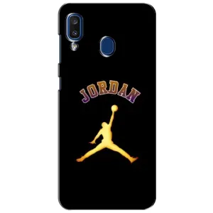 Чохли для Samsung Galaxy a20 2019 (A205F) - з картинкою JORDAN (AlphaPrint) (Jordan Gold)