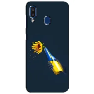 Чохол для Патріота України Samsung Galaxy a20 2019 (A205F) - (AlphaPrint) (Коктель молотова)