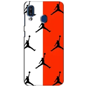 Чохли для Samsung Galaxy a20 2019 (A205F) - з картинкою JORDAN (AlphaPrint) (Лого Джордан)