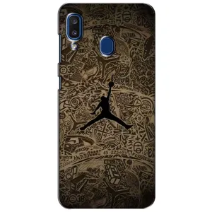 Чохли для Samsung Galaxy a20 2019 (A205F) - з картинкою JORDAN (AlphaPrint) (Logo Jordan)