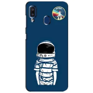 Чохол NASA для Samsung Galaxy a20 2019 (A205F) (AlphaPrint) (Хлопчик в шоломі)
