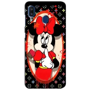 Чехол Disney Mouse Samsung Galaxy a20 2019 (A205F) (PREMIUMPrint) (Минни Маус ЛВ)
