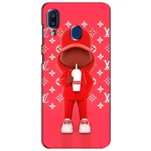 Круті Чохли Луі Віттон для Samsung Galaxy a20 2019 (A205F) (AlphaPrint) (Модний стиль)