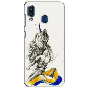 Чохли (Доброго вечора, ми за України) для Samsung Galaxy A20 2019 (А205F) (AlphaPrint) (Перемога)