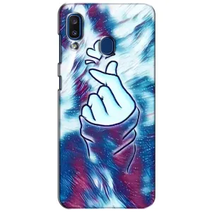Чохол з принтом «Радужне серце» для Samsung Galaxy a20 2019 (A205F)