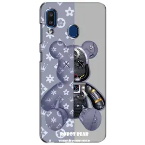 Круті Чохли Луі Віттон для Samsung Galaxy a20 2019 (A205F) (AlphaPrint) (Робот Медведик)