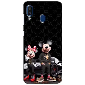 Чехол Disney Mouse Samsung Galaxy a20 2019 (A205F) (PREMIUMPrint) (Семья Маусов)