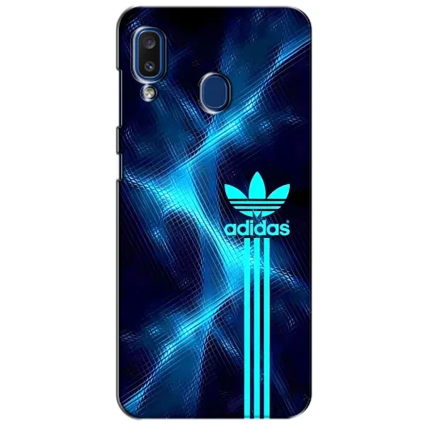 Чехол с принтом «Синий Адидас» для Samsung Galaxy a20 2019 (A205F)