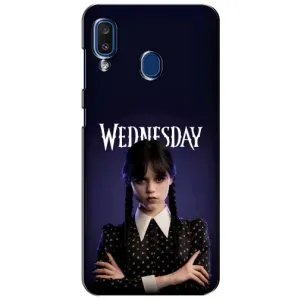 Чехлы Венсдей на Samsung Galaxy a20 2019 (A205F) Уэнсдей (AlphaPrint)