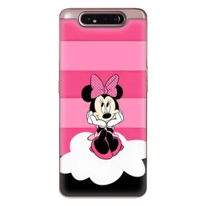 Эксклюзивный чехол для Samsung Galaxy a80 2019 ( A805F ) (AlphaPrint - Мультяшные) (Девочка Maus)