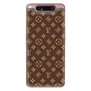 Чехлы Луи Витон для Samsung Galaxy a80 2019 ( A805F ) (AlphaPrint - LOUIS VUITTON) (фон LOUIS VUITTON)