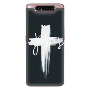 Чехол для Samsung Galaxy a80 2019 ( A805F ) (AlphaPrint) - (Христианские) (Иисус)