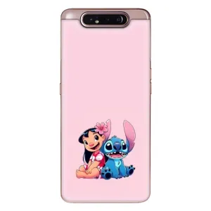 Чехол с принтом Стич на Samsung Galaxy a80 2019 ( A805F ) (Лило и Стич)