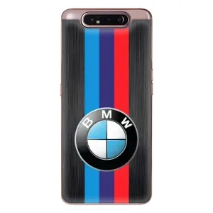 Чехол для Самсунг Галакси A80 2019 ( А805Ф ) - с принтом БМВ (AlphaPrint) (Лого BMW)