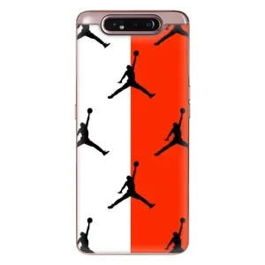 Чохли для Samsung Galaxy a80 2019 ( A805F ) - з картинкою JORDAN (AlphaPrint) (Лого Джордан)