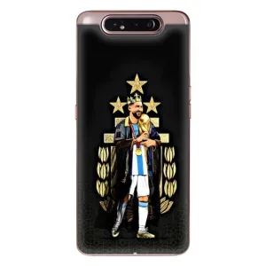 Чехлы для Samsung Galaxy a80 2019 ( A805F ) (Leo чемпион) (AlphaPrint) (Месси Король)