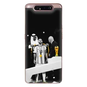Чехлы для Samsung Galaxy a80 2019 ( A805F ) (Leo чемпион) (AlphaPrint) (Месси в накидке)