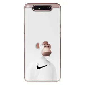 Чехлы с Обезьянами NFT для Samsung Galaxy a80 2019 ( A805F ) (AlphaPrint) (обезьяна NFT Nike)