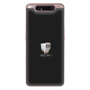 Чехол Майнкрафт на Samsung Galaxy a80 2019 ( A805F ) (AlphaPrint) Minecraft (Овечка Майнкрафт)