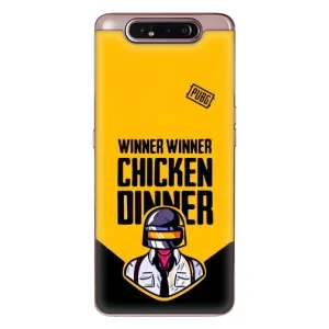Чехол PUBG для Самсунг Галакси A80 2019 ( А805Ф ) (AlphaPrint) (Pubg шлем)