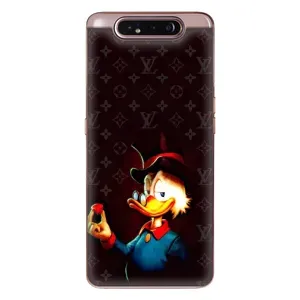 Чехлы для Samsung Galaxy a80 2019 ( A805F ) - Скрудж МакДак Louis Vuitton (PREMIUMPrint) (Скрудж с бриллиантом)