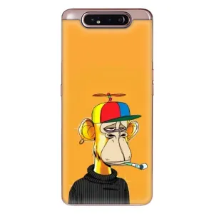 Чехлы с Обезьянами NFT для Samsung Galaxy a80 2019 ( A805F ) (AlphaPrint) (Скучающая Обезьяна NFT)