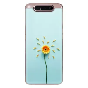 Чехлы с Цветами для Samsung Galaxy a80 2019 ( A805F ) (VPrint) (Желтый цветок)