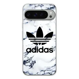 Чохли Адидас для Google Pixel 10 Pro XL (AlphaPrint) (Адідас на мраморі)