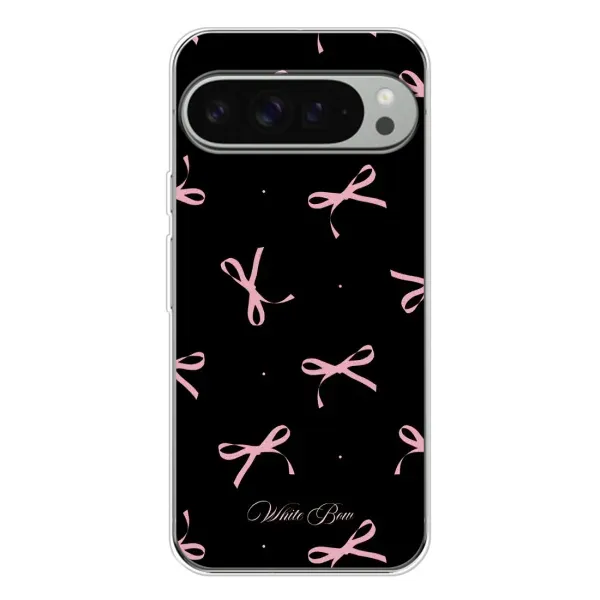 Чехол с принтом «Банты на черном» для Google Pixel 10 Pro XL