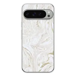 Мраморный чехол на Google Pixel 10 Pro XL (VPrint) (Белый мрамор)