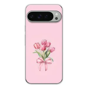 Чохол з розовим принтом для Google Pixel 10 Pro XL (Букет квітів)