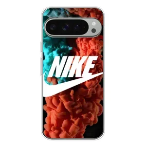 Чехол для Google Pixel 10 Pro XL - с принтом Найк (AlphaPrint) (Дымчатый найк)