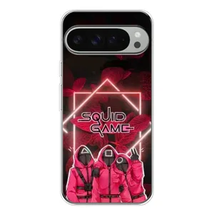 Чехол Гра в кальмара для Google Pixel 10 Pro XL (Охранники Игра кальмара)