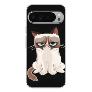 Чохол з принтом для Google Pixel 10 Pro XL (AlphaPrint) Модні коти (Сумний кіт)