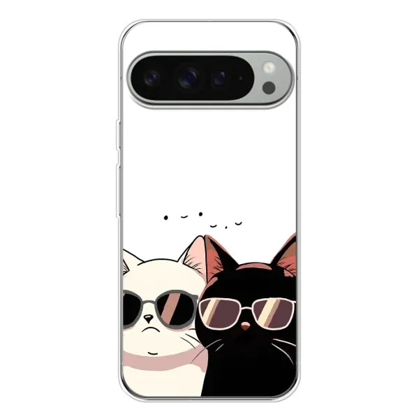 Чехол с принтом «Коты в очках» для Google Pixel 10 Pro XL Чехол с принтом «Коты в очках» для Google Pixel 10 Pro XL