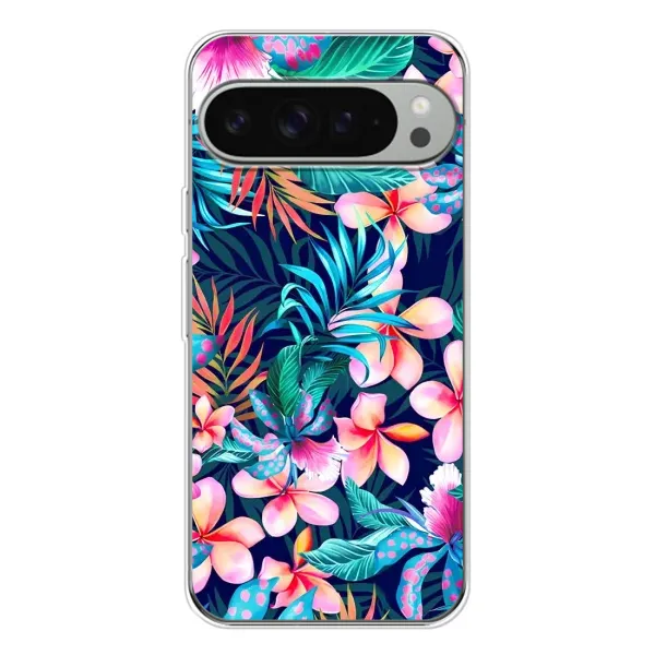 Чехол с принтом «Красочные цветы» для Google Pixel 10 Pro XL