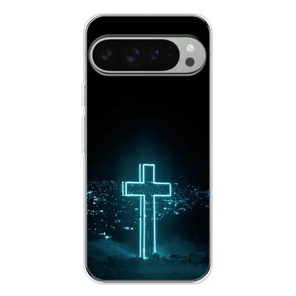 Чехол с принтом «Крест и город» для Google Pixel 10 Pro XL